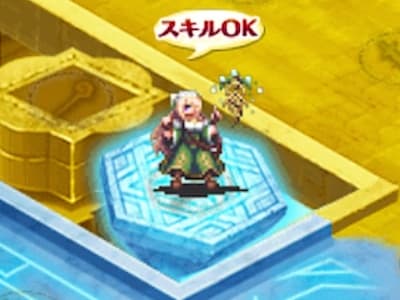 ハーバリストの王宮薬草師ローズの配置中ドット絵