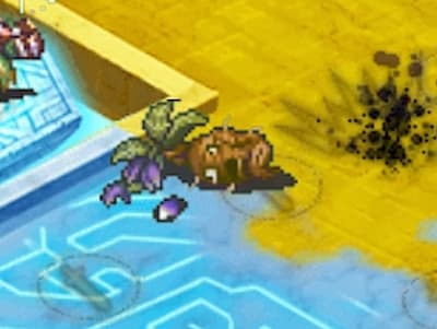 メディックガーデナーの王宮薬草師ローズのマンドラゴラトークンの配置中ドット絵