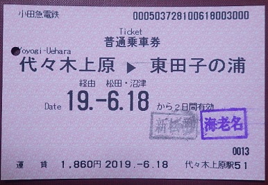 連絡切符