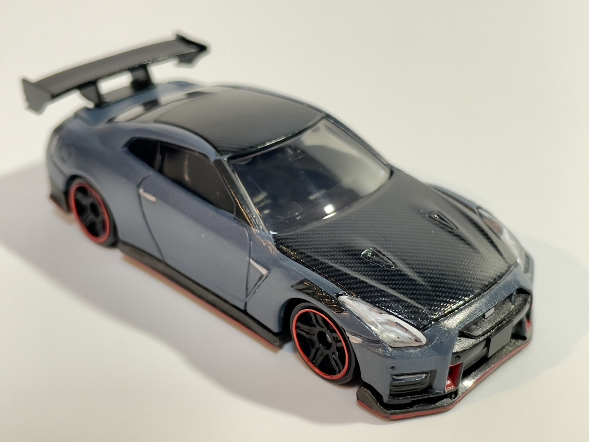 トミカ・全塗装】日産R35 GT-R NISMO ステルスグレー 1/62 - カー
