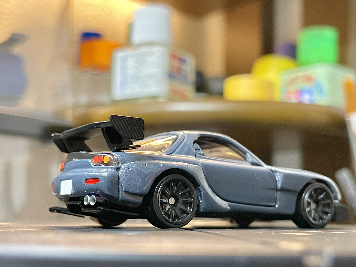 トミカ】頭文字D 高橋啓介 FD3S RX-7 製作②塗装と研ぎ出し〜完成