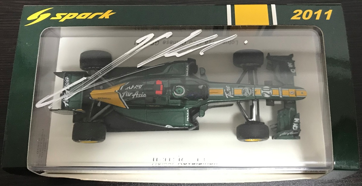 サイングッズ購入検討の参考に 直筆サイン コバライネン編 - F1観戦記