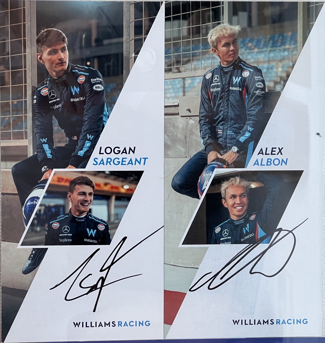 偽物サインに騙されないために アルボン編 - F1観戦記 海外GP現地観戦