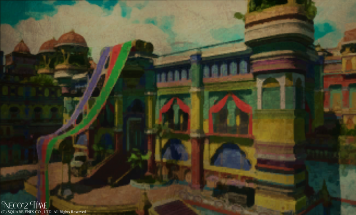 風景絵画 絵画:イルサバード =finalFantasyXIV= - NECO*2 TIME