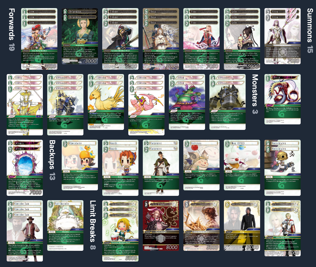 FFTCG セルテウス 3枚 Opus24 風単(スタンダード) - FFTCG研究所