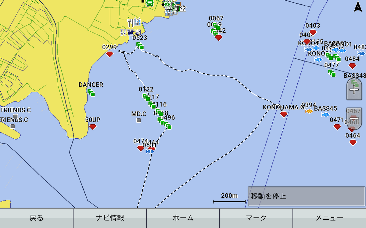 琵琶湖 南湖 2023/ 3/14 釣果2本 46cm〜Max52cm サウザー145回