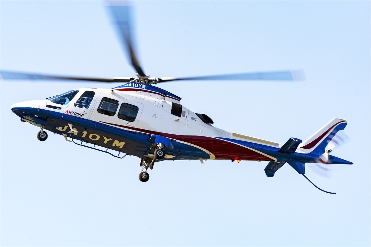 2021/11/17 静岡ヘリポート AW109SP - よいとまけの飛行機撮影日誌