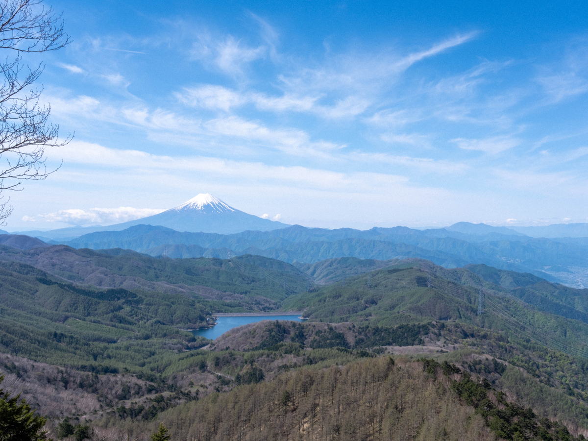 大菩薩嶺からFUJIFILM X-E5で撮った富士山