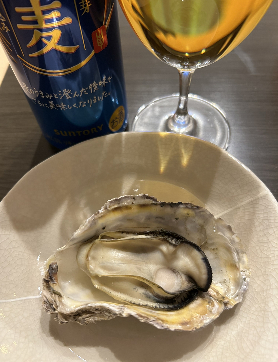 牡蠣、金麦