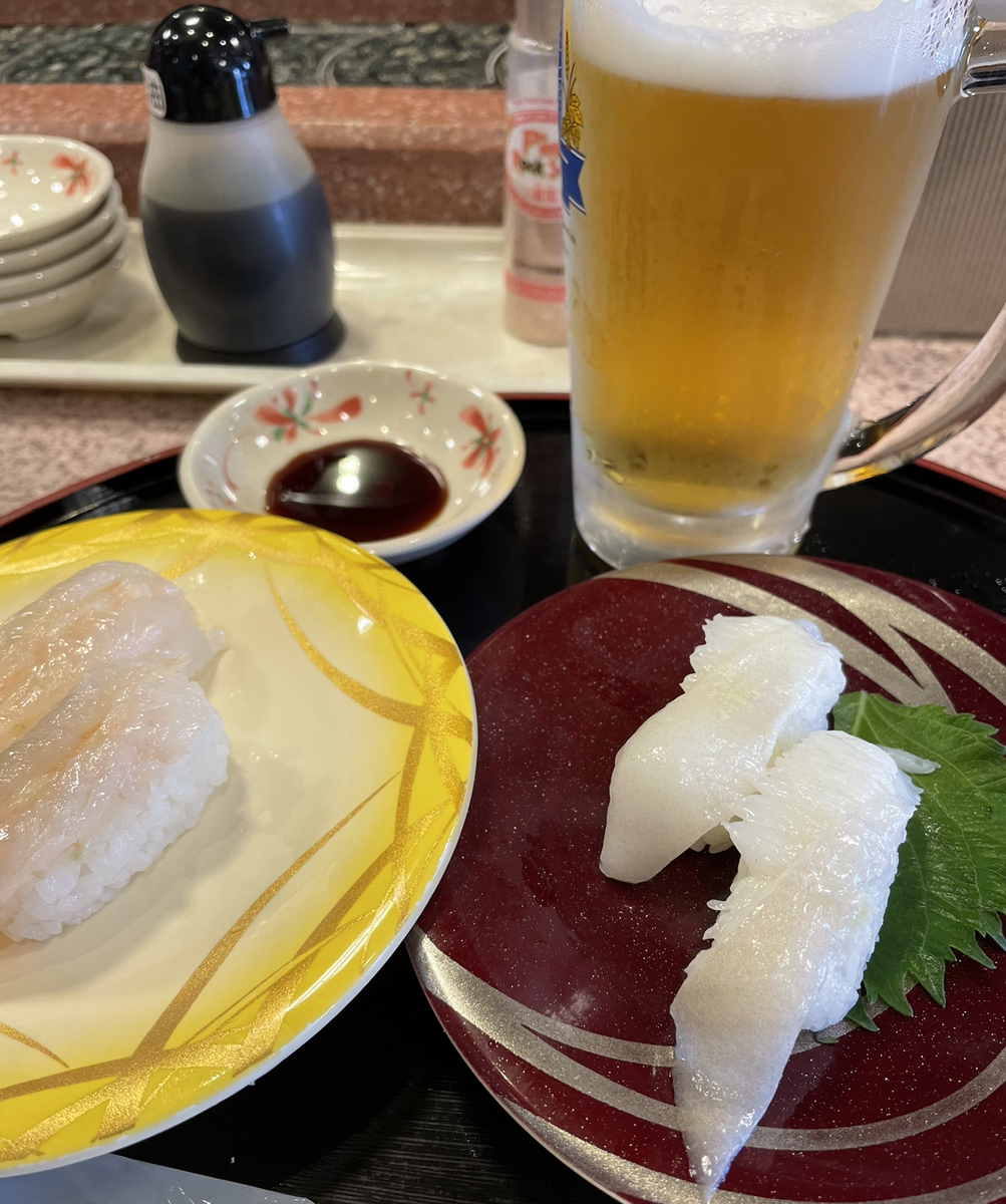 えび、えんがわ、寿司