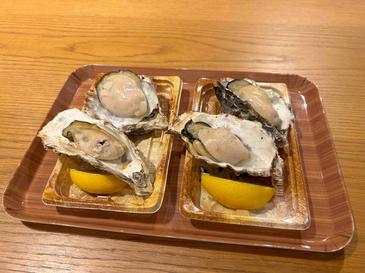 焼き牡蠣