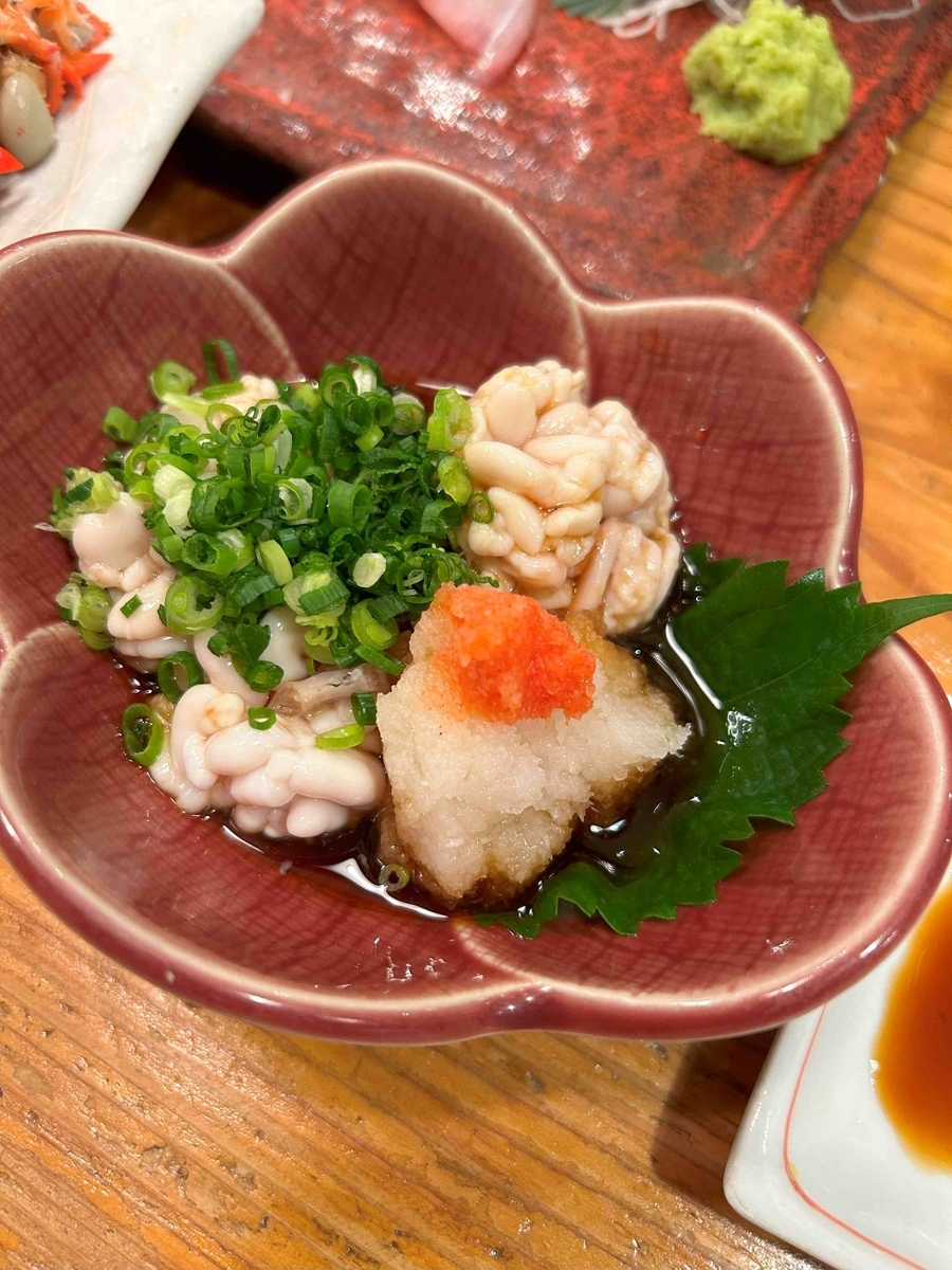 白子ポン酢