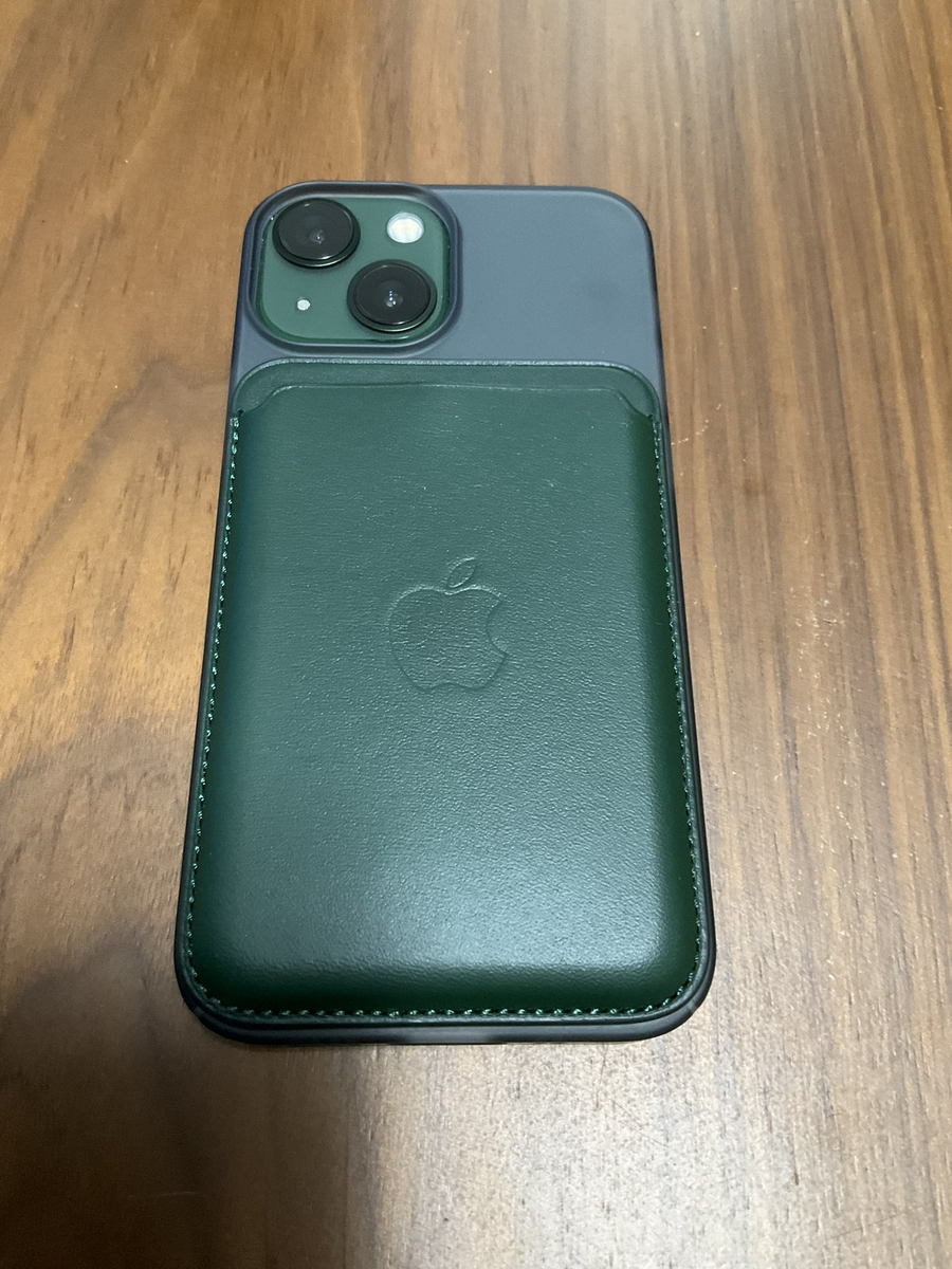 MagSafe対応　iPhoneレザーウォレット セコイアグリーン探す付 ヨドバシ.com - アップル Apple MagSafe対応iPhone レザー