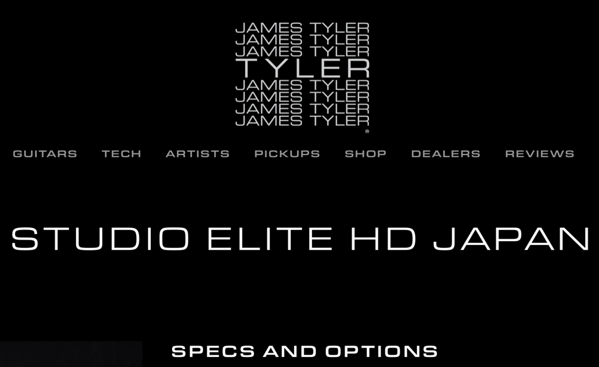 James Tyler Japan Studio Elite / Rear Route