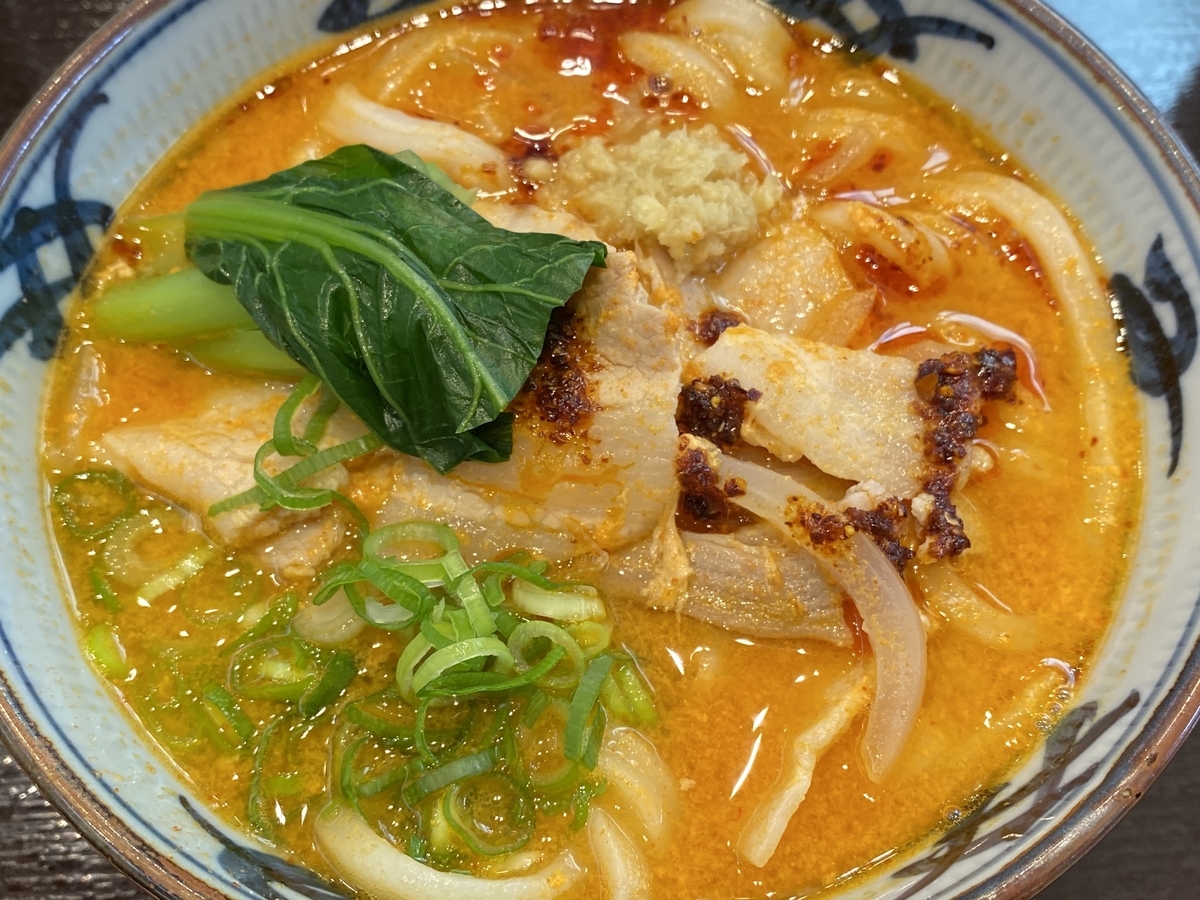 宮武讃岐うどん 辛みそ豚ゴマうどん