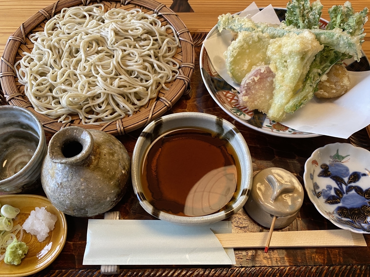 蕎麦料理 すみや / 季節の野菜てんせいろ