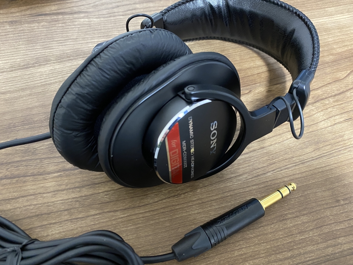 ヘッドホン Sony MDR-CD900ST mod SONY MDR-CD900ST ヘッドホン 改造・モディファイ ミニプラグ（L型）仕様