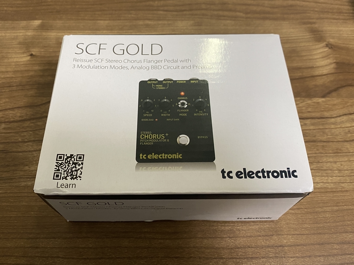 tc electronic Stereo Chorus+ Pitch Modulator & Flanger（SCF GOLD）