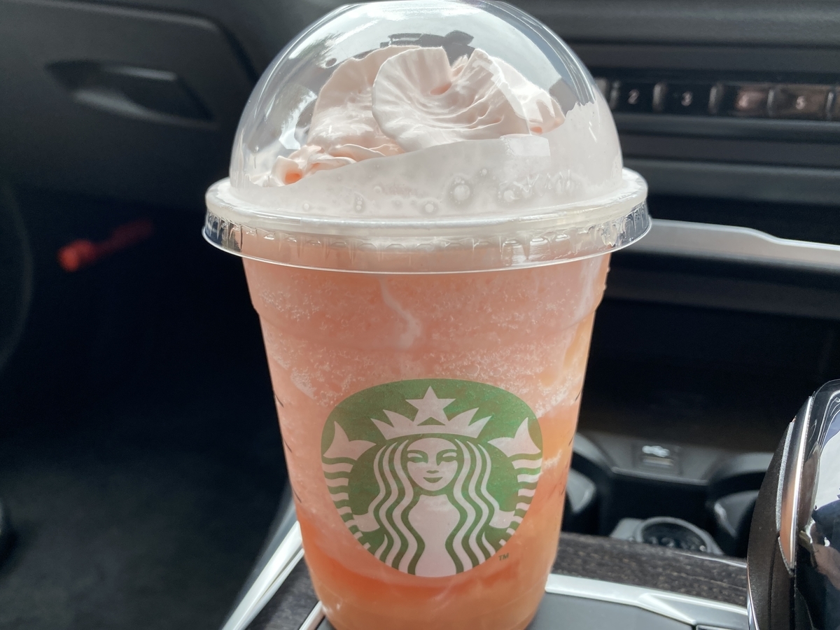 スターバックス / 桃MORE フラペチーノ
