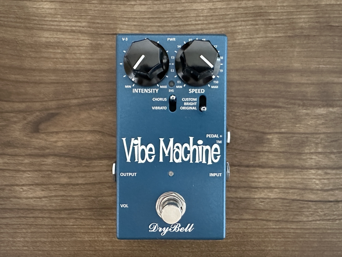 DryBell Vibe Machine V-3 専用フットスイッチ付 DryBell Vibe Machine V-3 [Vintage Uni-Vibe Tones with Modern