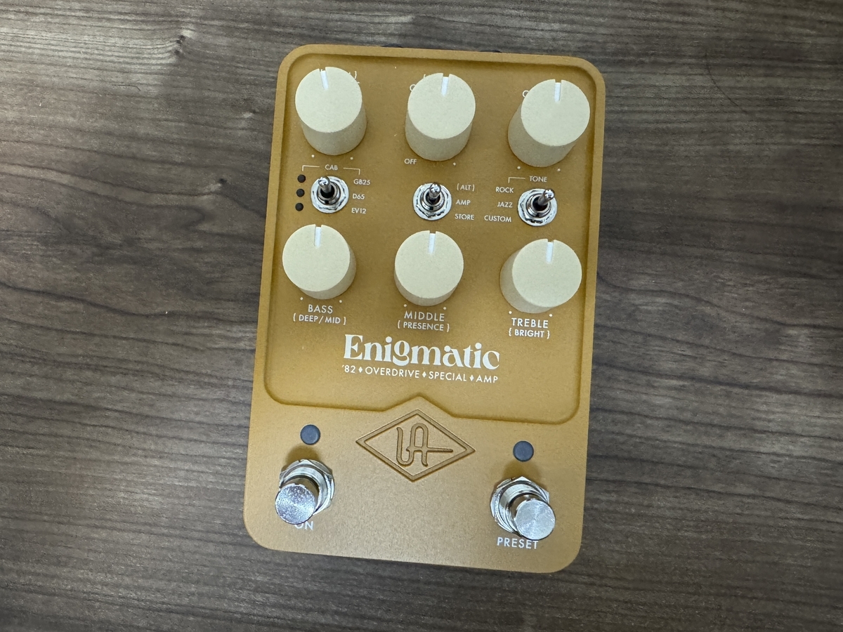 UNIVERSAL AUDIO UAFX Enigmatic '82 Overdrive Special Amp