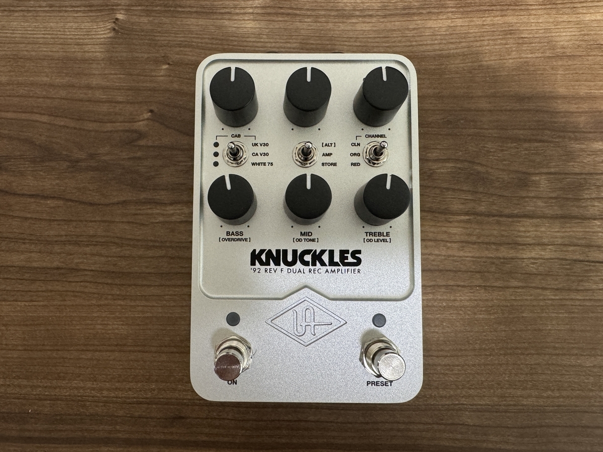 UNIVERSAL AUDIO UAFX Knuckles '92 Rev F Dual Rec Amplifier