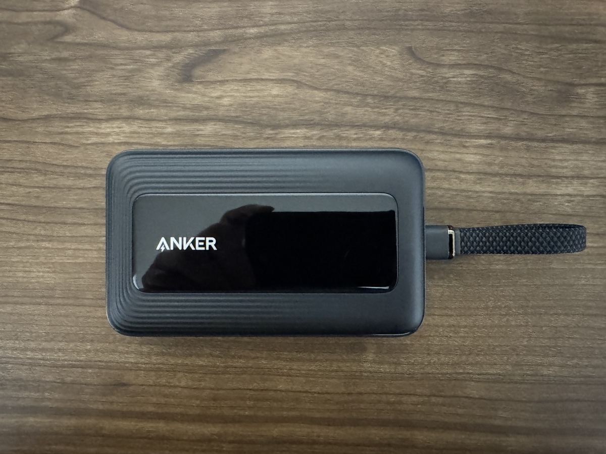 Anker Zolo Power Bank（10000mAh, 30W, Built-In USB-Cケーブル）