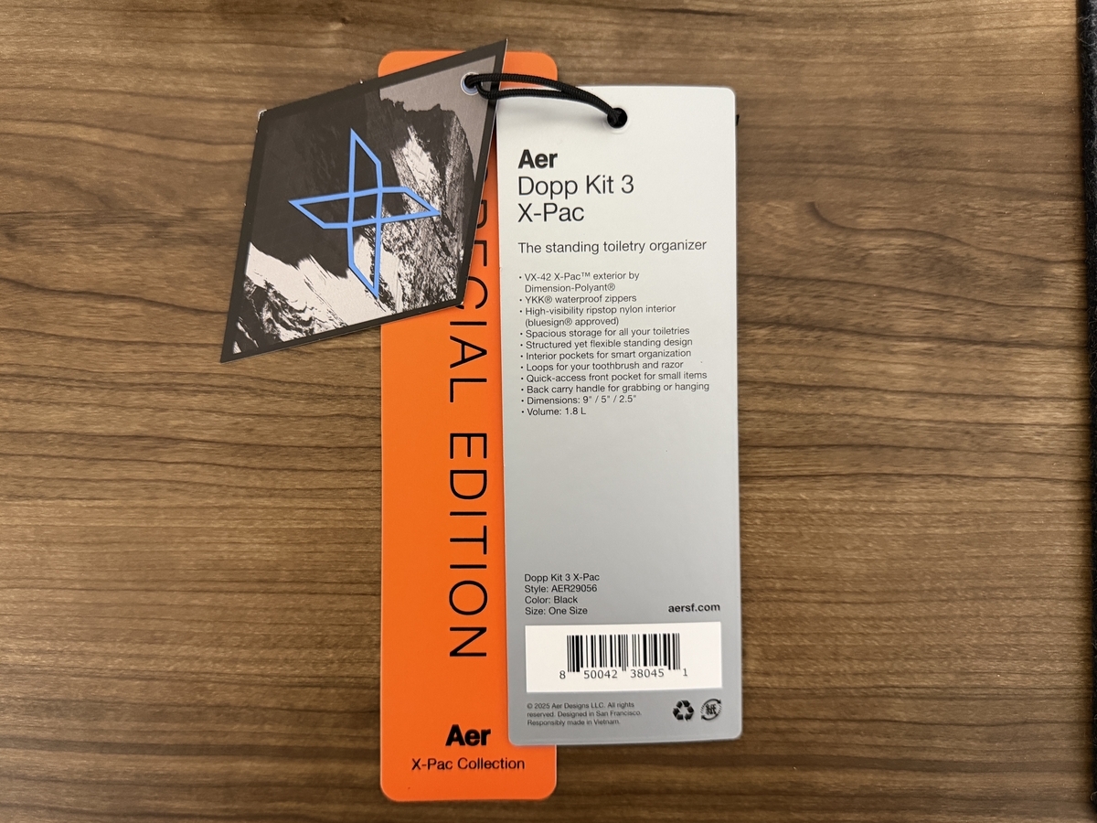 Aer Dopp kit 3 X-Pac
