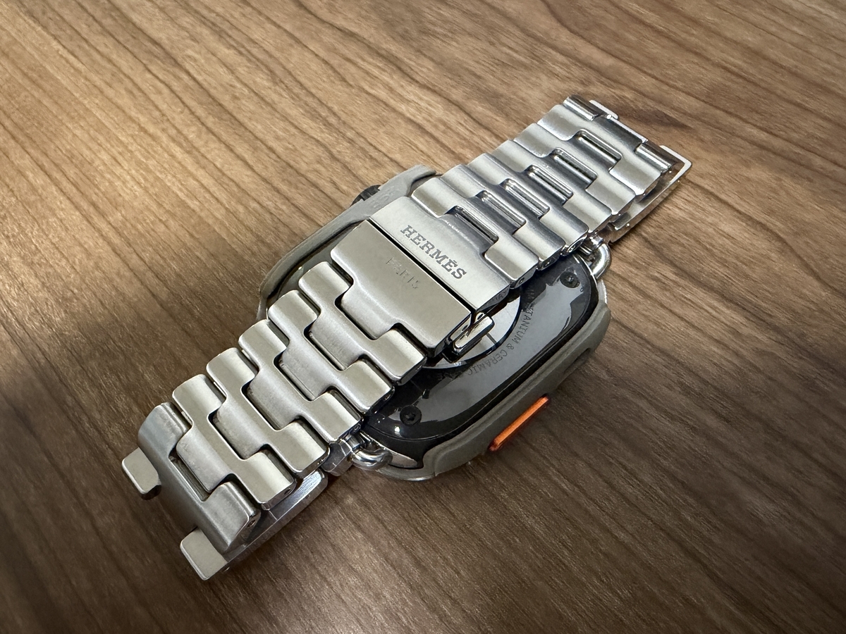 故障】Apple Watch Hermès 46mmケース用グランH（サティネ