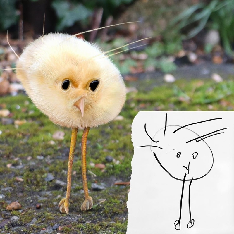 子供の描いた絵をフォトショップでリアルに再現してしまったお父さん New S World 子供の描いた絵をフォトショップでリアルに再現してしまったお父さん New S World