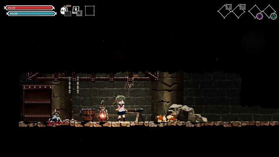 「Lost Ruins」(ロスト ルーインズ)クリアレビュー 異世界転移したJKが魔王を倒すため奮闘するメトロイドヴァニア