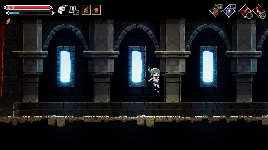 「Lost Ruins」(ロスト ルーインズ)クリアレビュー 異世界転移したJKが魔王を倒すため奮闘するメトロイドヴァニア