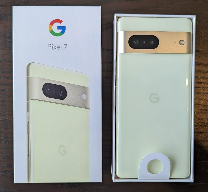 「Google Pixel 7」到着! 6と比べてみた