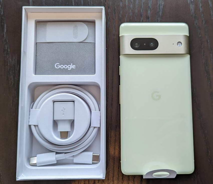 「Google Pixel 7」到着! 6と比べてみた