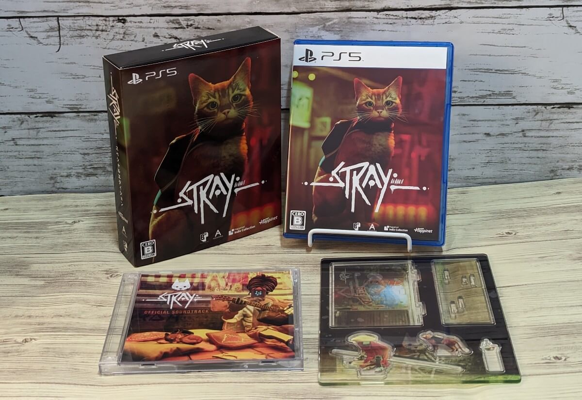 「Stray」スペシャルエディションPS5パッケージ版購入！サントラが嬉しい