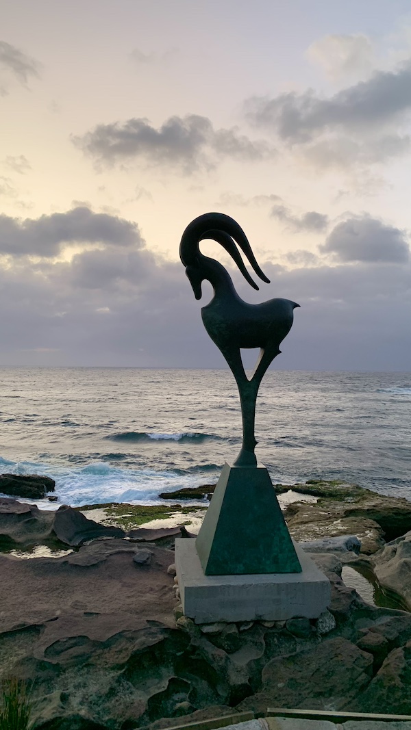 Sculpture by the Sea @Bondi Beach - PAR AVION ~from Australia