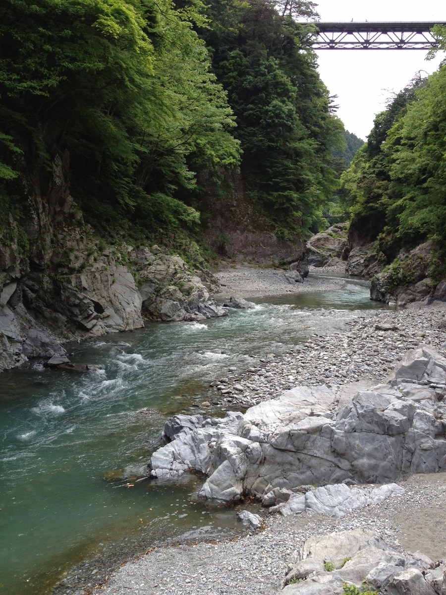 奥多摩の渓谷