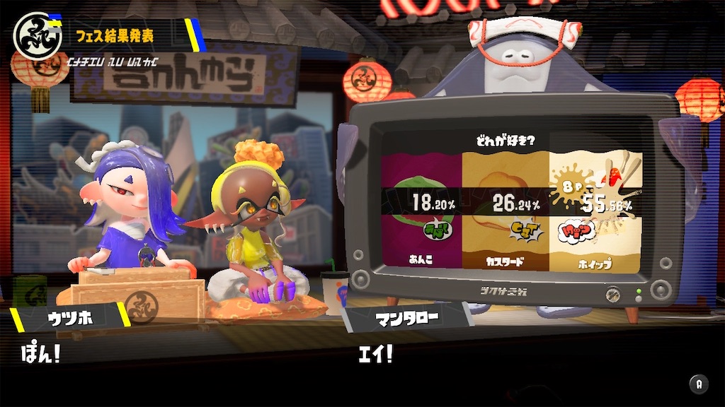 スプラトゥーン3】どれが好き？！フェスの結果は… - きみみの
