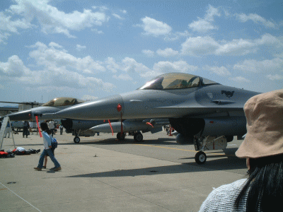F-16ファイティングファルコンin岩国