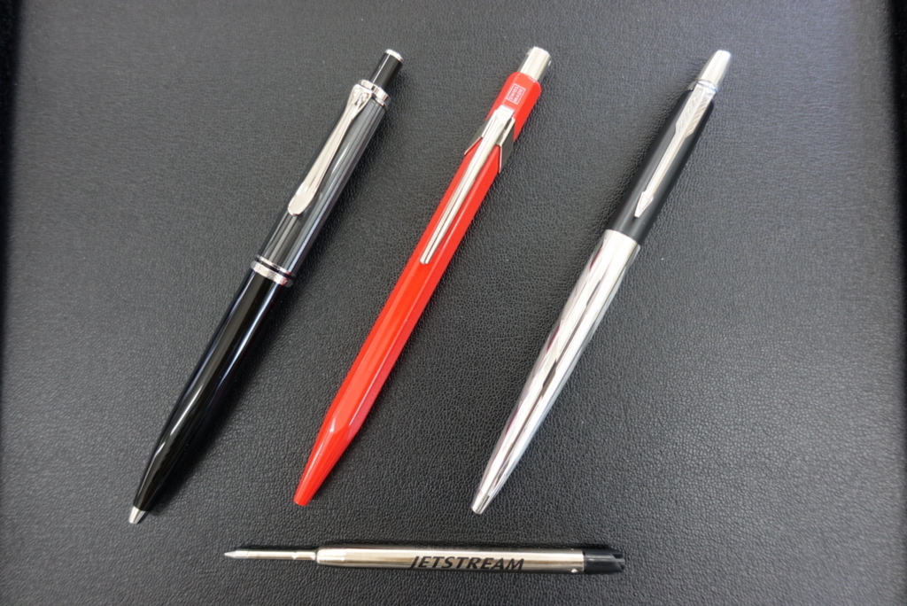 パーカー カランダッシュ ジェットストリーム　セット ジェットストリームに待望のパーカータイプの替芯が登場！海外メーカー