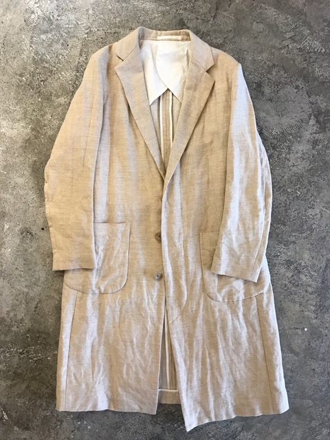 Scye ナチュラルリネンコットンロングコート Burnish Shop Blog