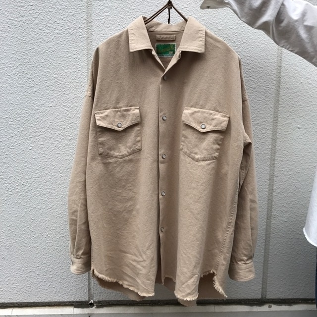WESTOVERALLS スウェードシャツ WESTOVERALLS スウェードシャツ