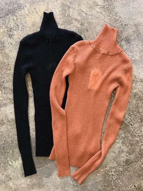 AURALEEのBABY MOHAIR RIB KNIT TURTLE NECK P/O - Burnish SHOP BLOG