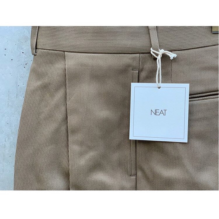 NEAT】COTTON PIQUE TAPERD - Burnish SHOP BLOG NEAT】COTTON PIQUE TAPERD - Burnish SHOP BLOG