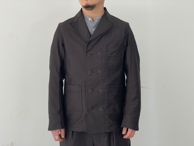 SCYE / FINX COTTON MOLESKIN D.B CHORE JACKET & CROPPED TROUSERS 