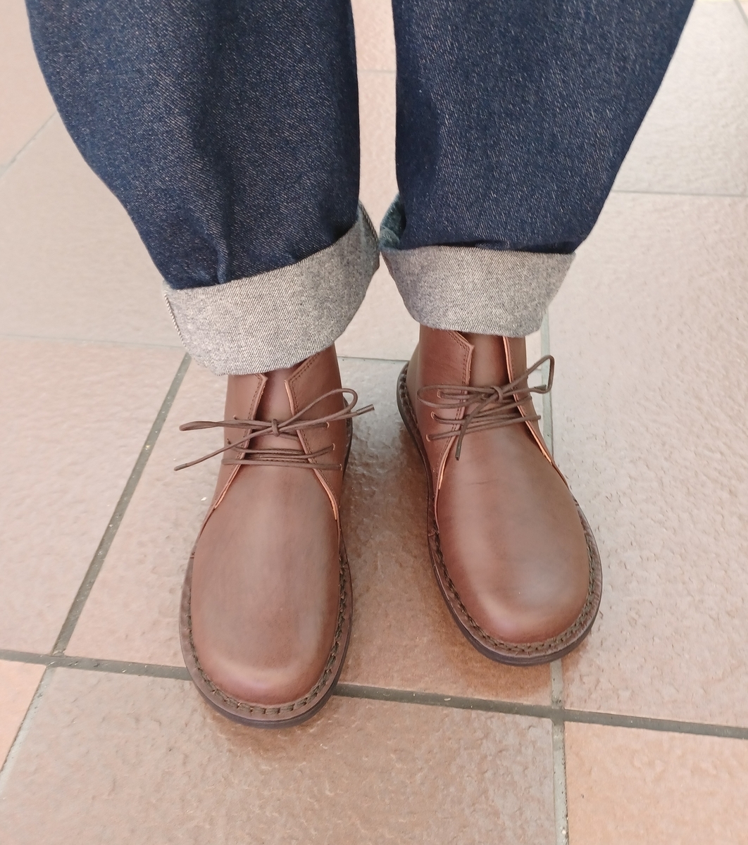 trippen 38 ブラウン　チャッカブーツ trippen（トリッペン） *Kafka チャッカブーツ 38/24.5*レザー皮革