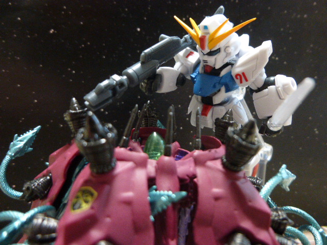 コンバージ　ラフレシア　モビルスーツアンサンブル　F91 モビルスーツアンサンブル「ガンダムF91」レビュー - アメパト好きが