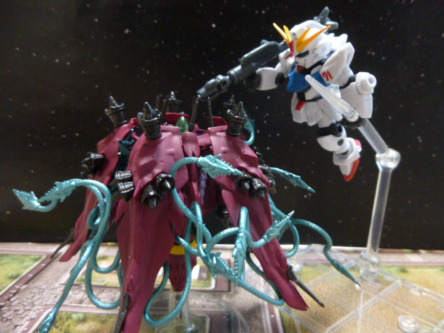 コンバージ　ラフレシア　モビルスーツアンサンブル　F91 モビルスーツアンサンブル「ガンダムF91」レビュー - アメパト好きが