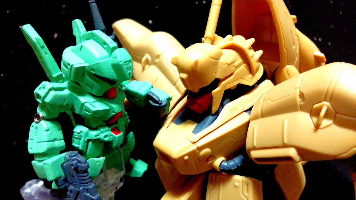 ガシャポン戦士fのaアジールで劇中のシーンを再現っぽいの ガンダムゲー難民のコンバージ収集ブログ アンサンブルも買ってます