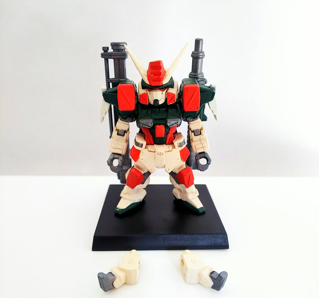 ガンダムコンバージ＃22レビュー（バスターガンダム、ガンダム、G-3